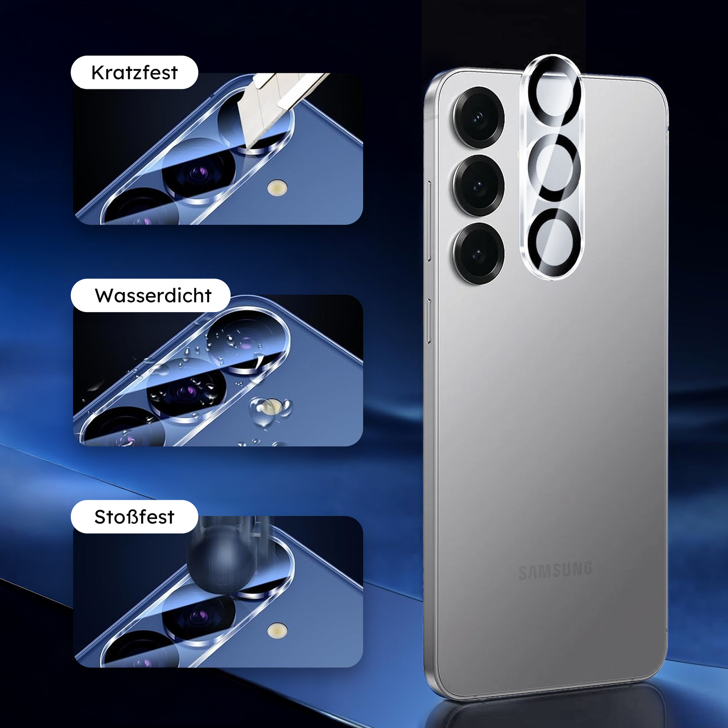 alkaya. | Lens Shield | Kameraschutzglas, Transparent Samsung S25+