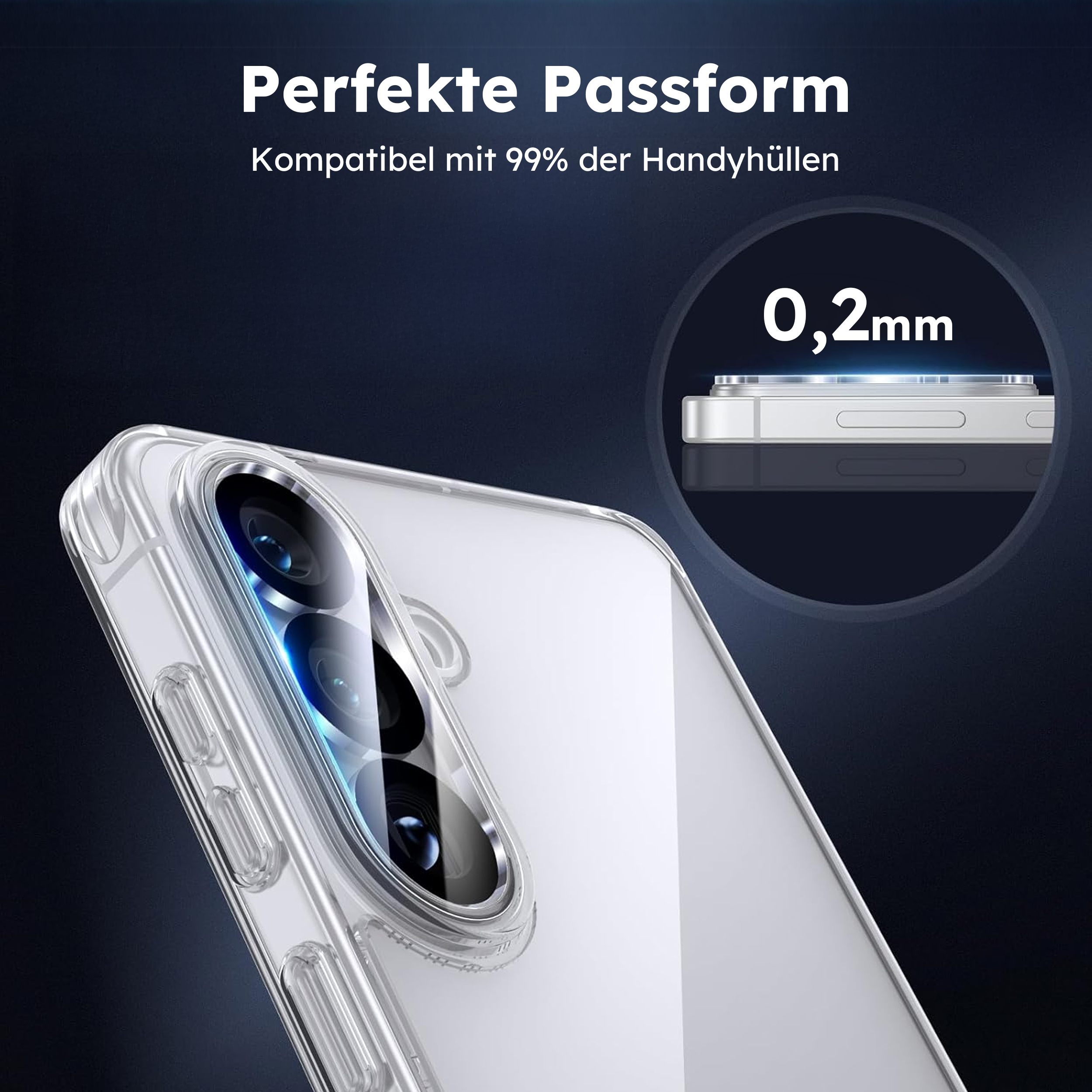 alkaya. | Lens Shield | Kameraschutzglas, Transparent Samsung S26+