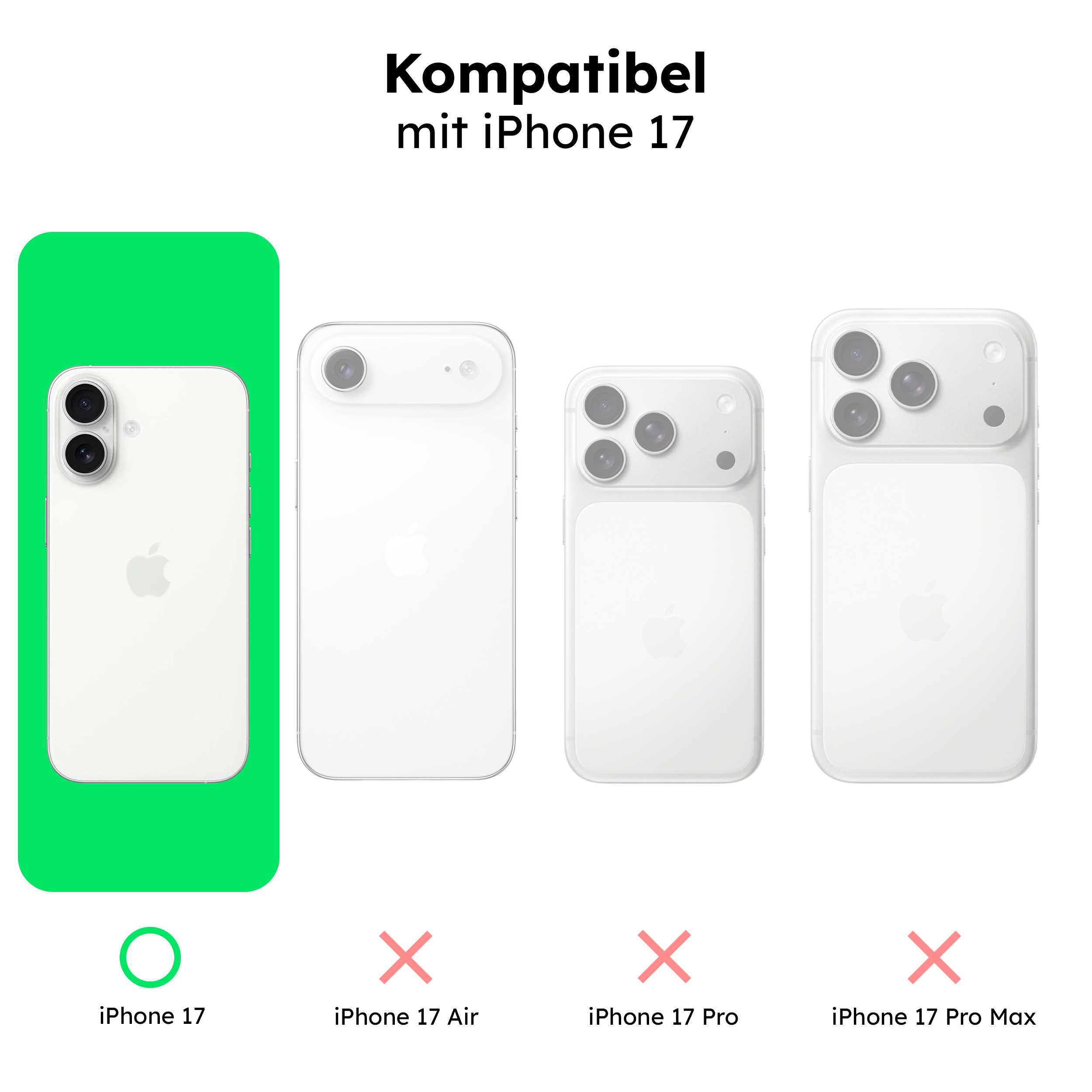 alkaya. | LUCID Silikon Case kompatibel mit Magsafe pink, iPhone 17