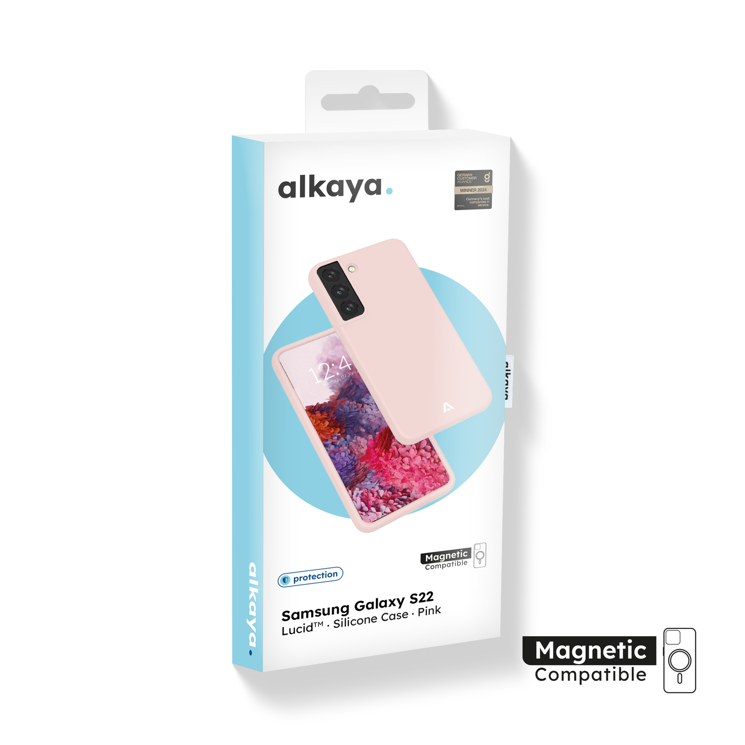 alkaya. | LUCID Silikon Case kompatibel mit Magsafe pink, Samsung S22