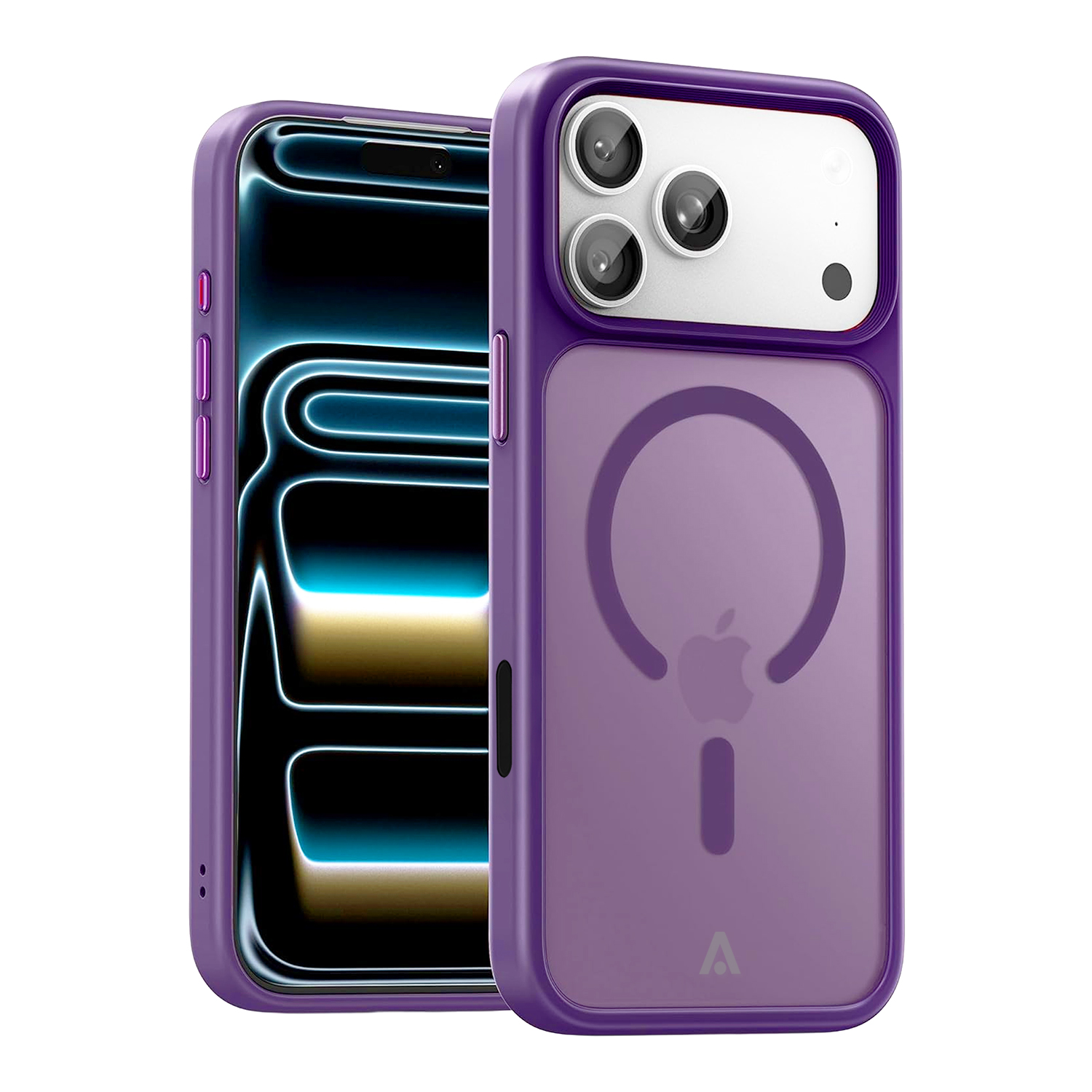 alkaya. | LUCID FROSTED Case kompatibel mit Magsafe lila, iPhone 17 Pro Max/18 Pro Max