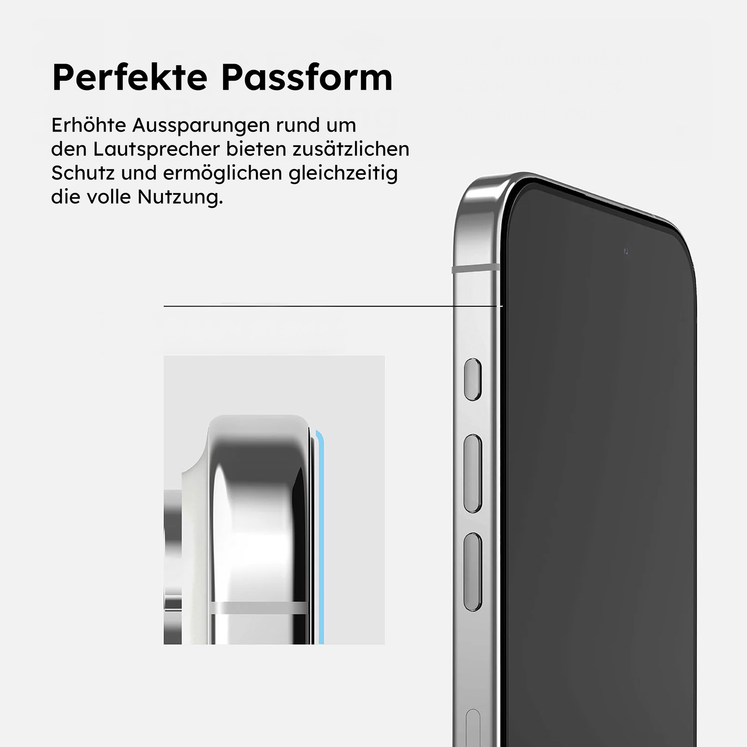 alkaya. | A Shield | Displayschutzglas | 3D Full Cover transparent, iPhone 15 Plus / 16 Plus