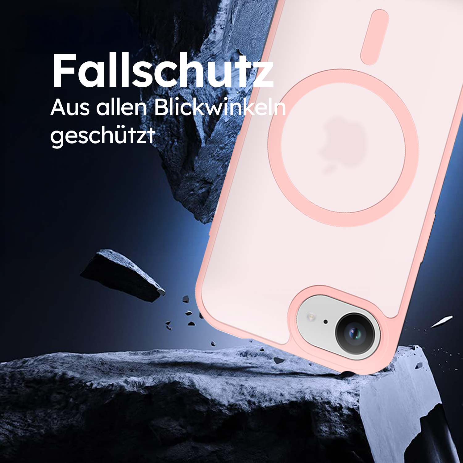 alkaya. | LUCID Protect Case kompatibel mit Magsafe pink, iPhone 16e / 17e
