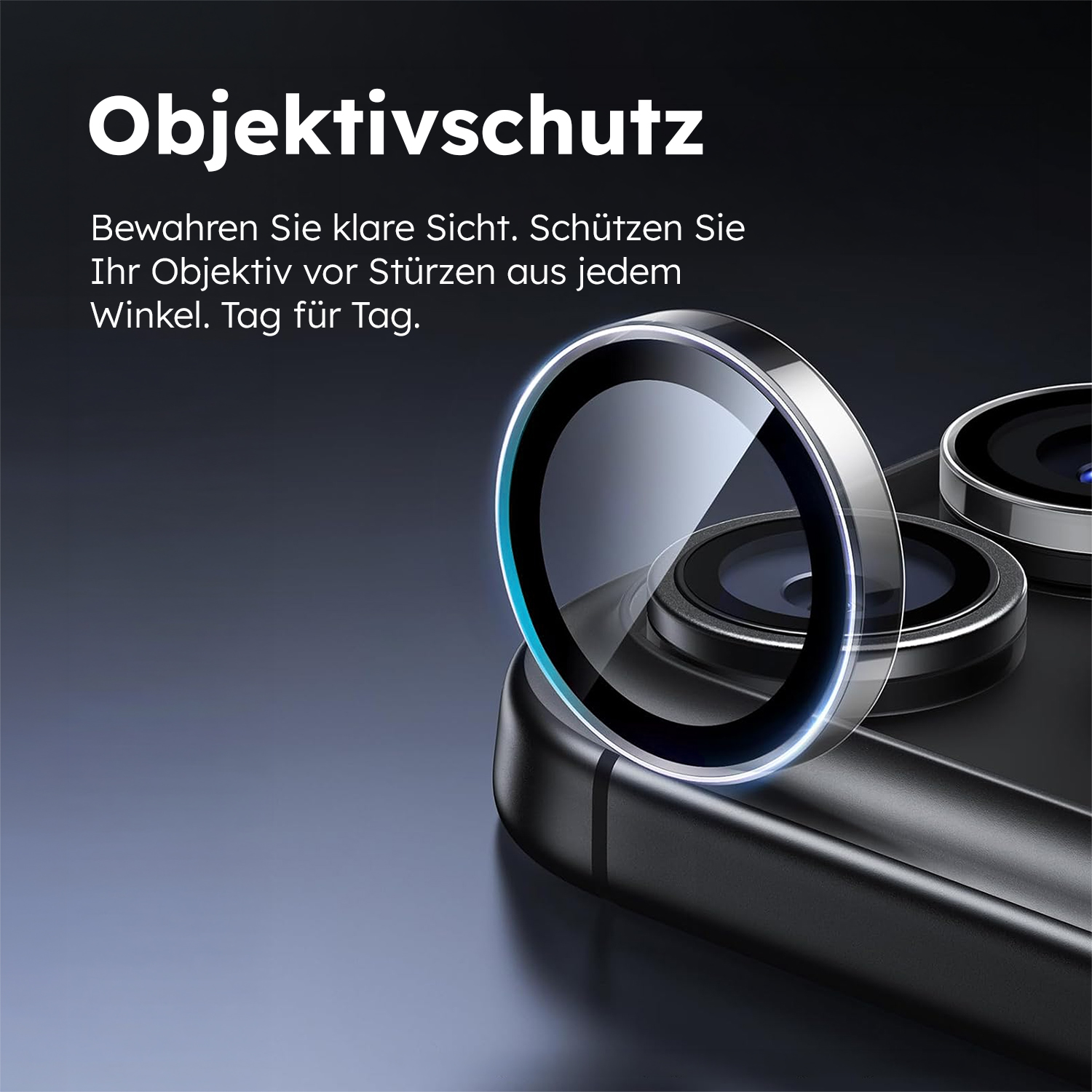 alkaya. | 2 In 1 A Shield | 2x Displayschutzglas mit Installation Kit + 1x Kameraschutzglas, transparent, iPhone 17 Pro/18 Pro