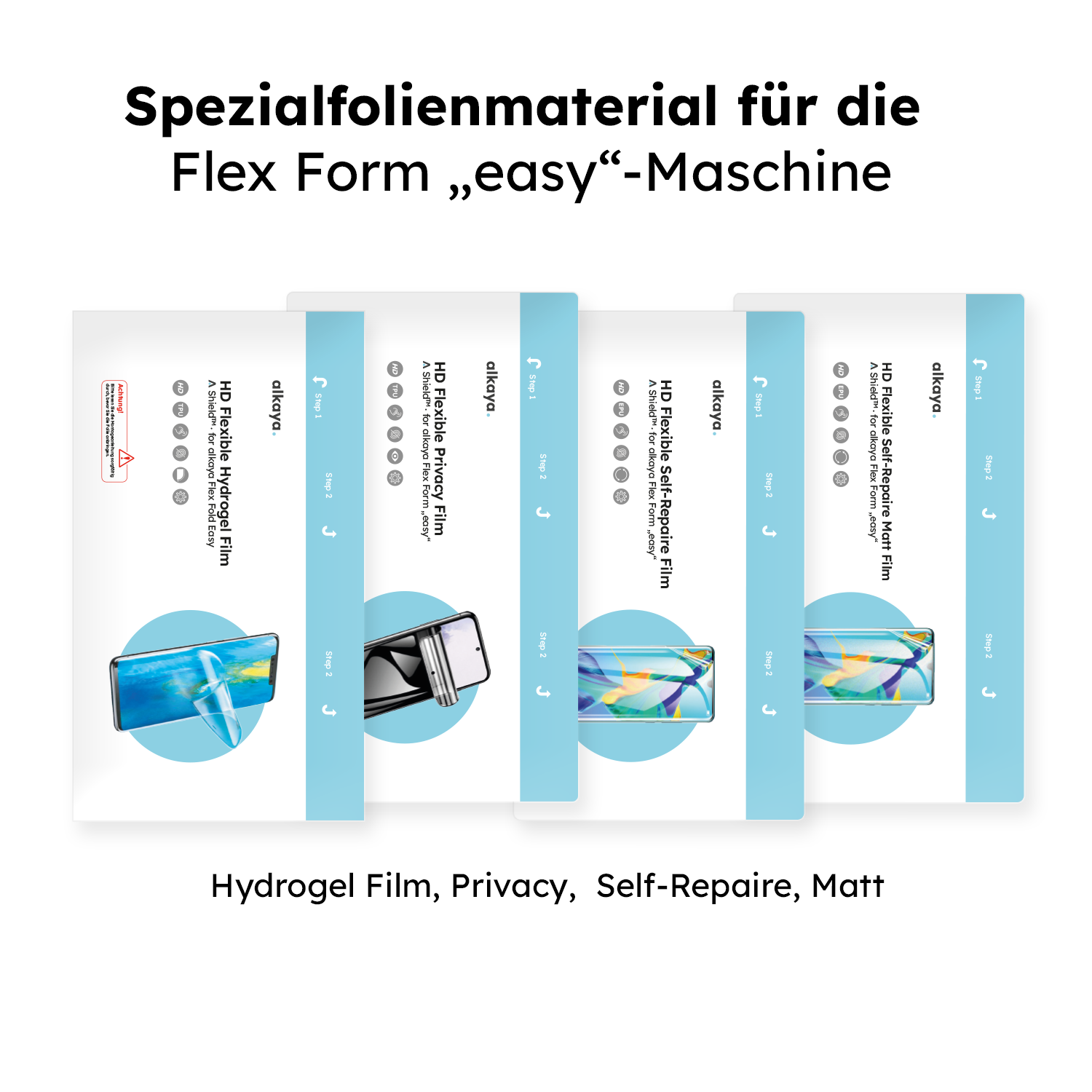 A ShieldTM Flex Form „easy“  Screen Protector Film Cutting Applying Machine . 12,9"