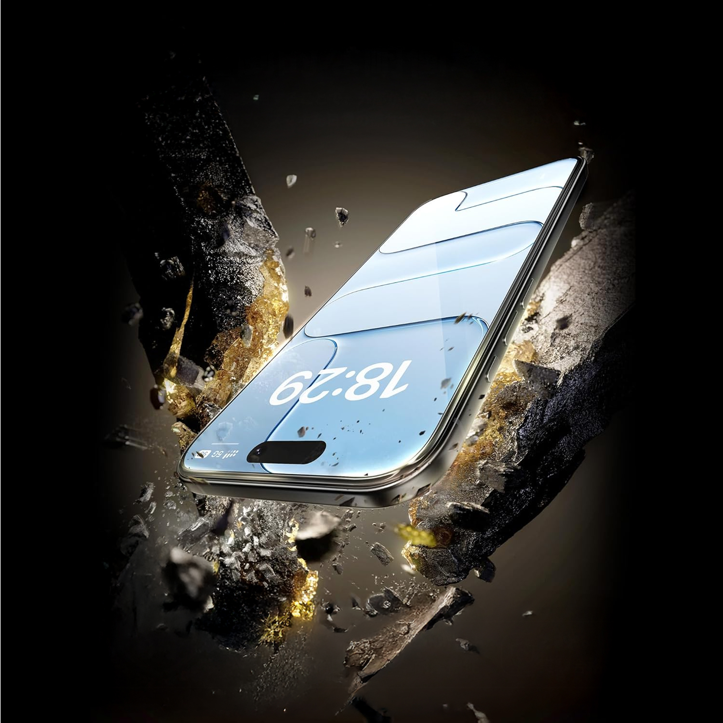 alkaya. | A Shield | Displayschutzglass | 3D Full Cover, transparent, iPhone 17 Air