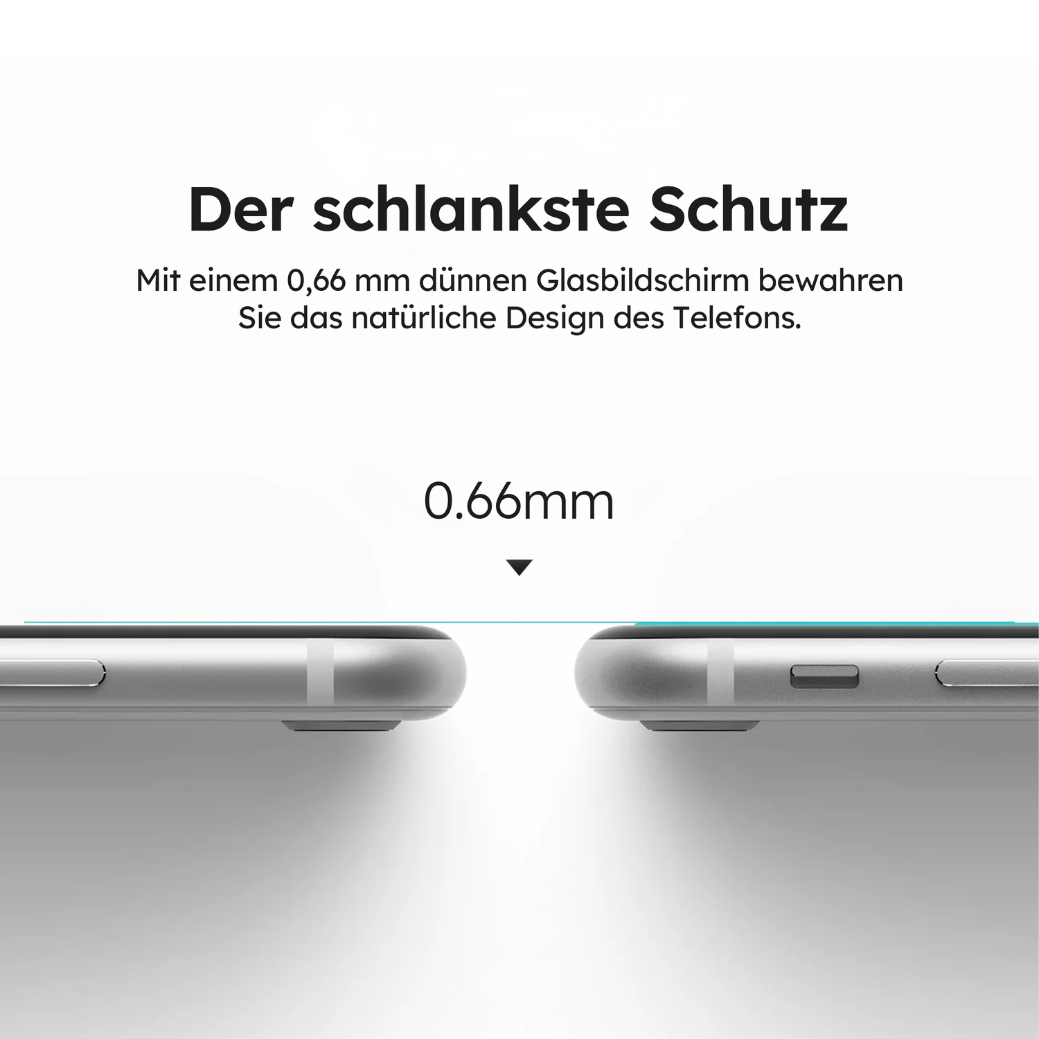 alkaya. | A Shield | Displayschutzglas | 3D Full Cover transparent, iPhone SE3