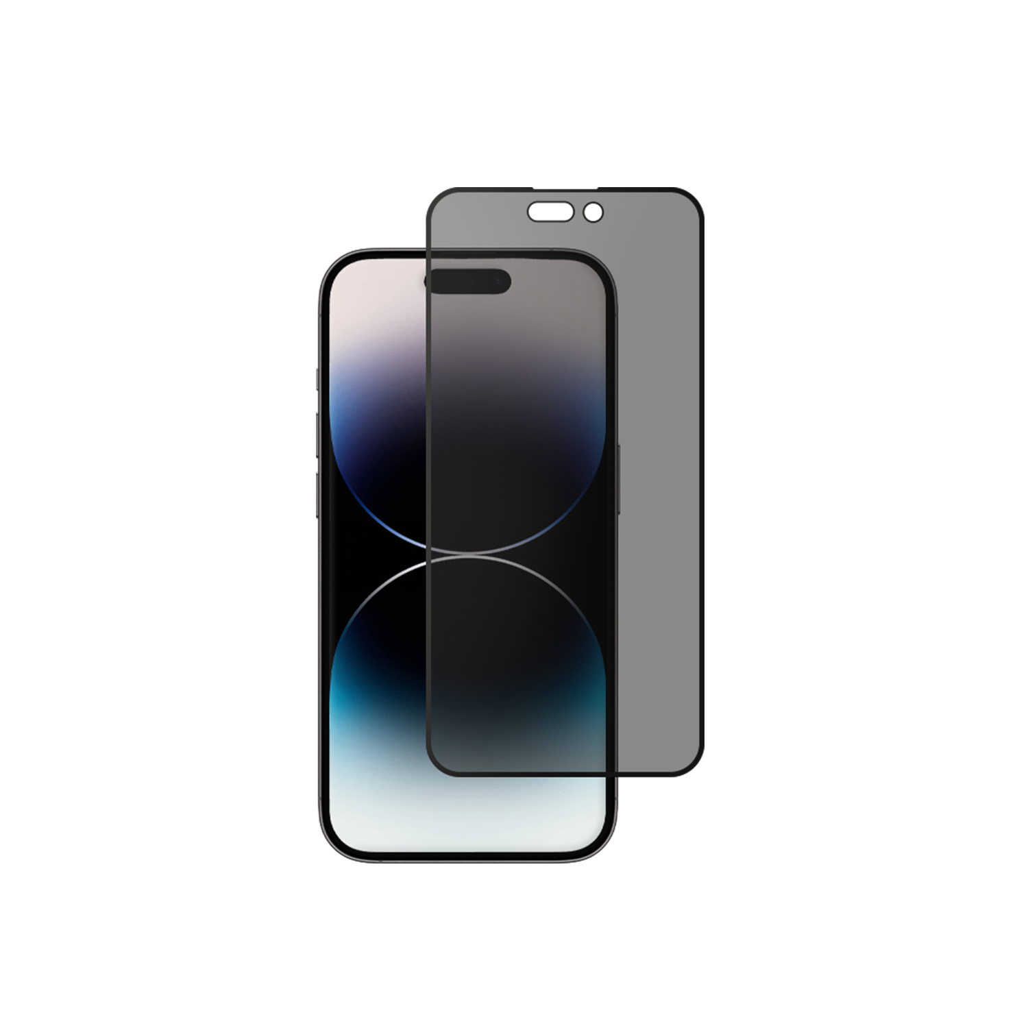alkaya. | A Shield | Display-Sichtschutzglas | 3D Full Cover | Privacy, iPhone 14 Pro