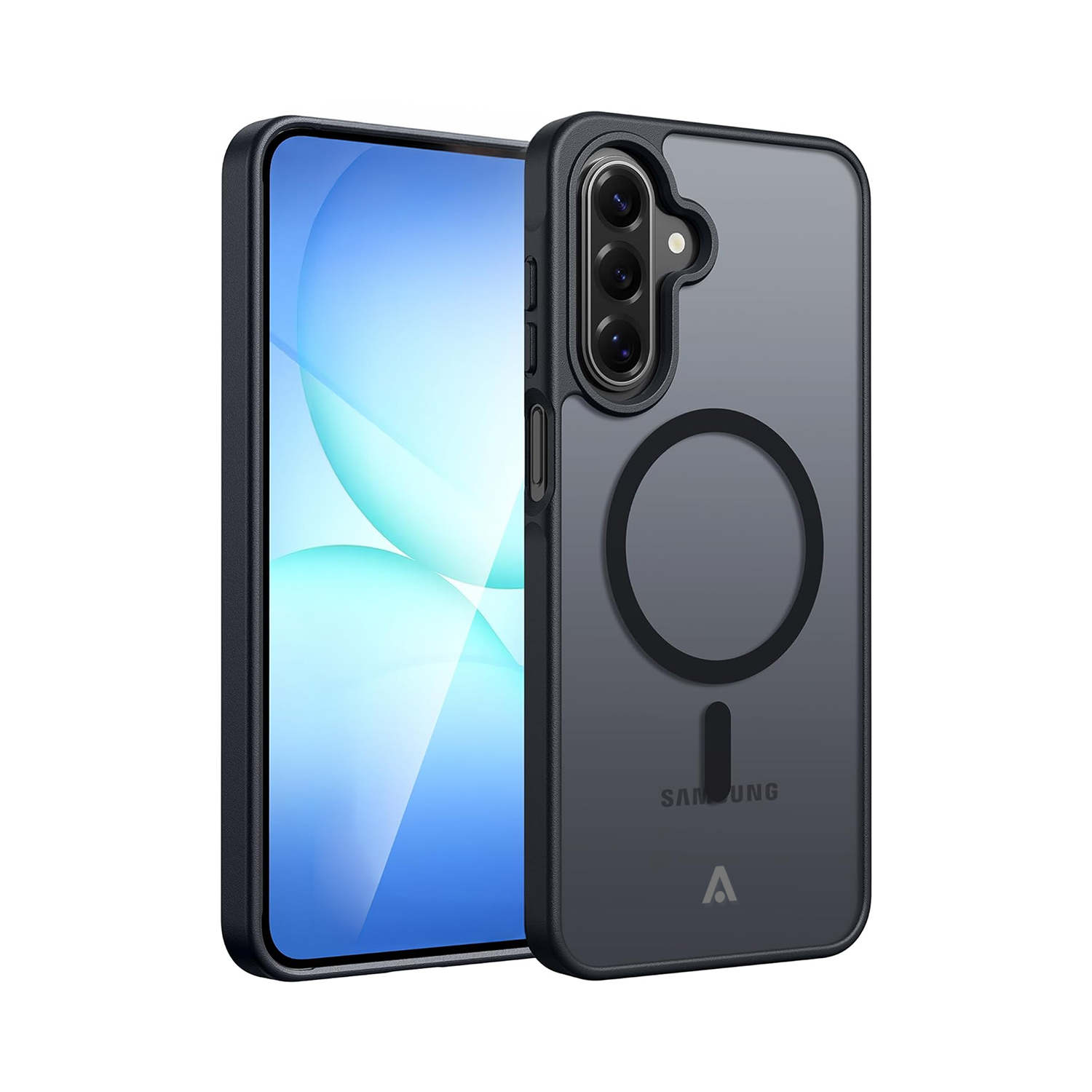 alkaya. | LUCID FROSTED Case Kompatibel mit MagSafe, Samsung A17 schwarz