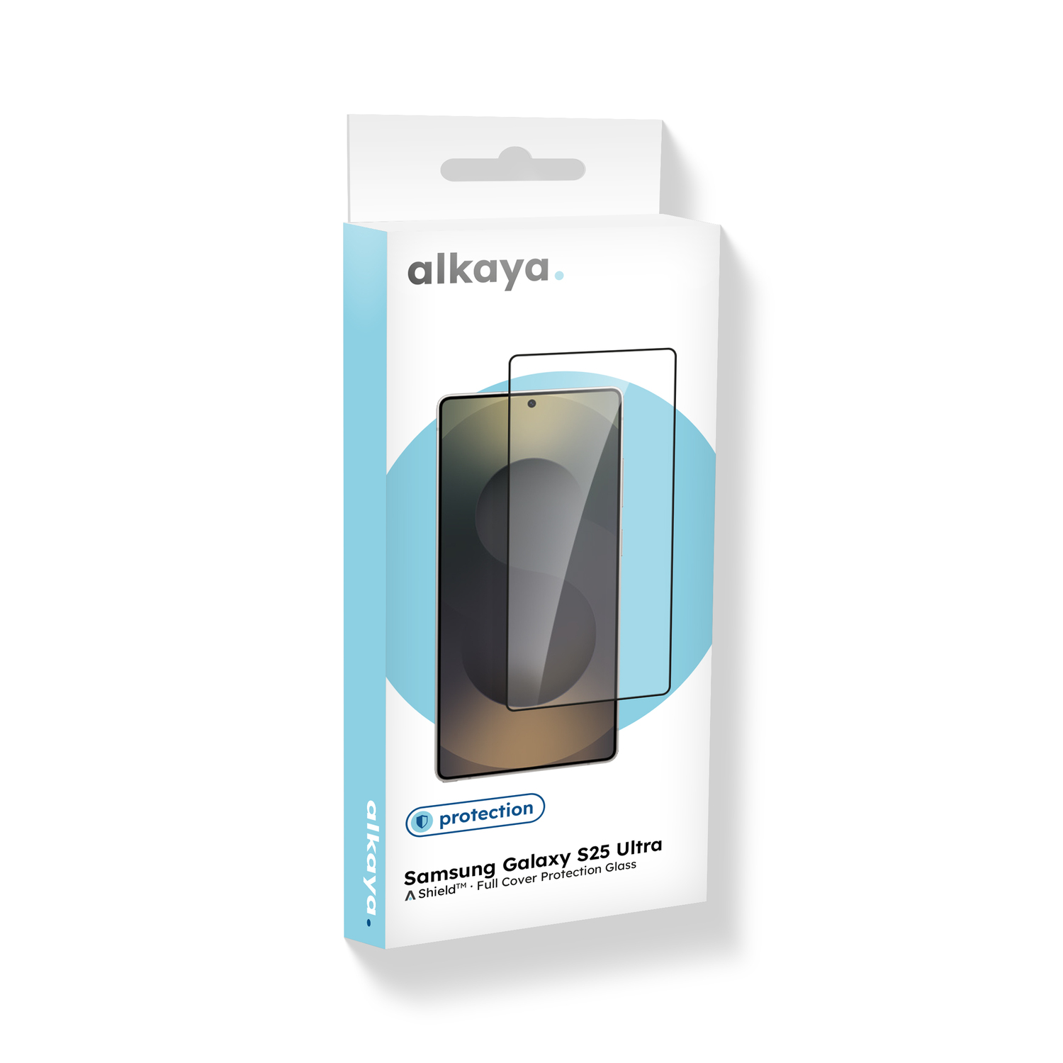 alkaya. | A Shield | Displayschutzglas | 3D Full Cover transparent, Samsung S25 Ultra