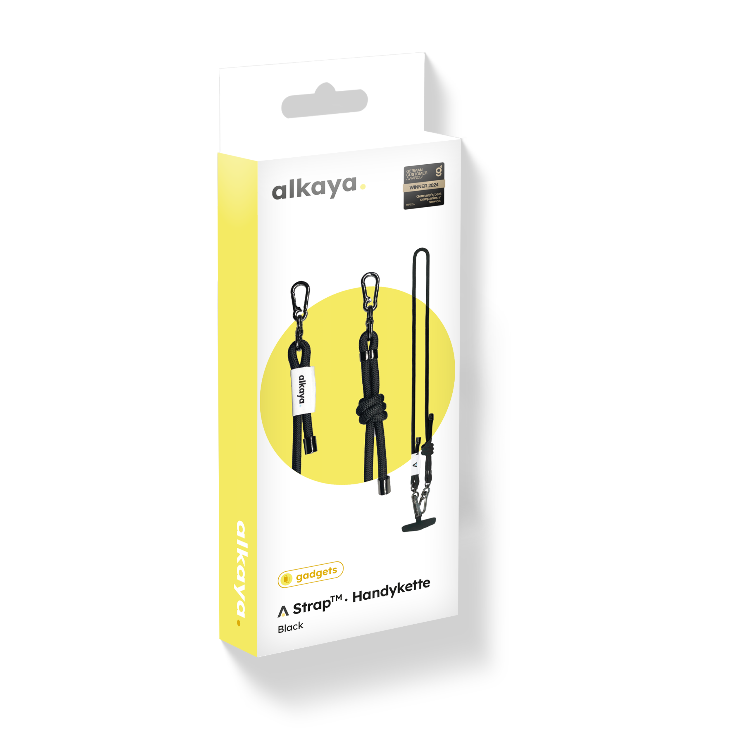 alkaya. | A Strap | Premium Lanyard Handykette schwarz