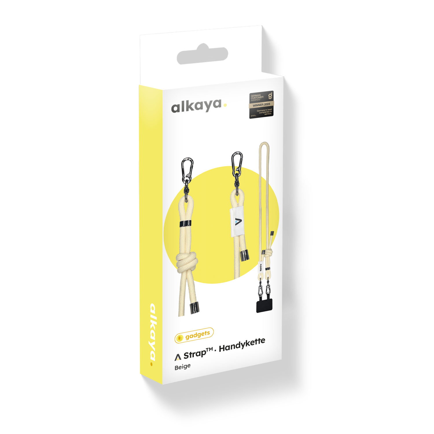 alkaya. | A Strap | Premium Lanyard Handykette beige