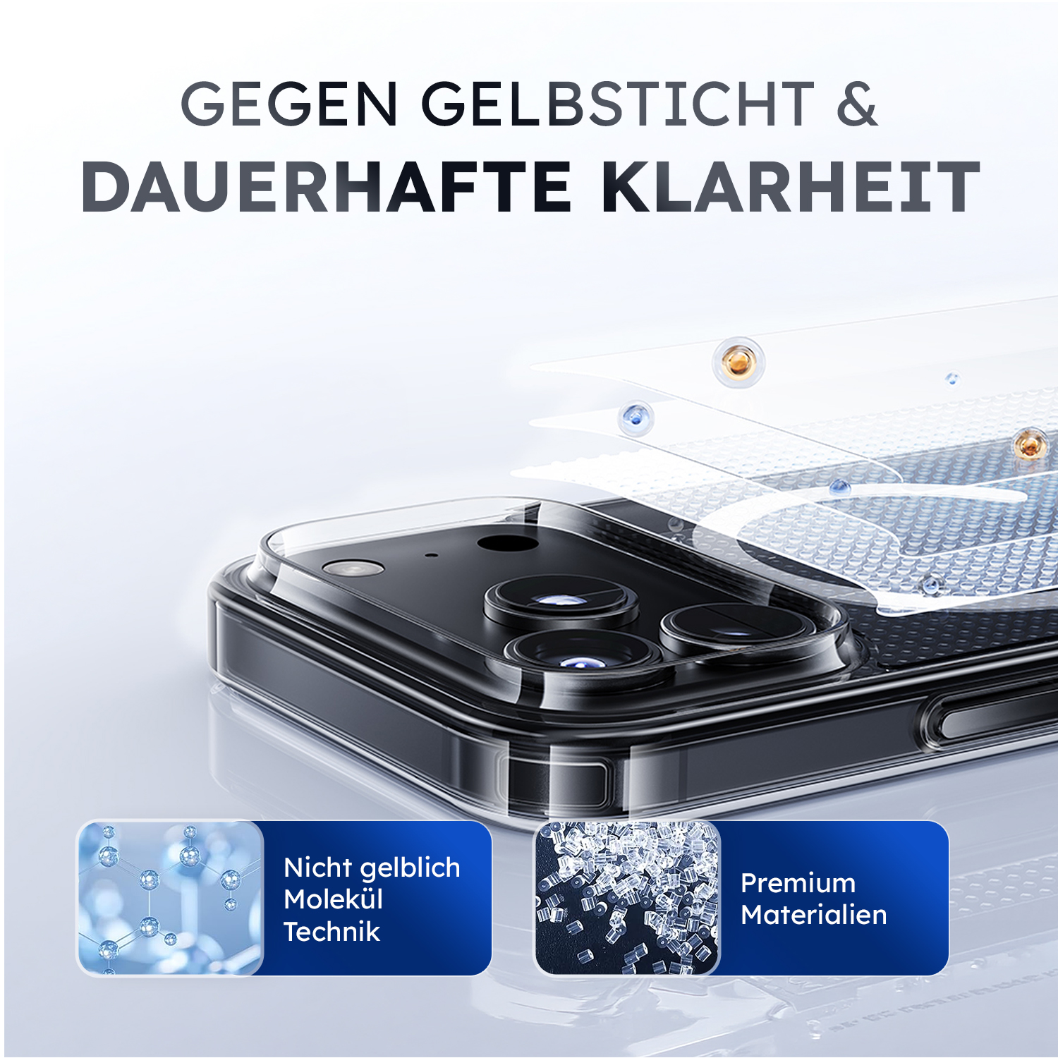 alkaya. | LUCID Clear Case kompatibel mit Magsafe transparent, iPhone 18 Pro