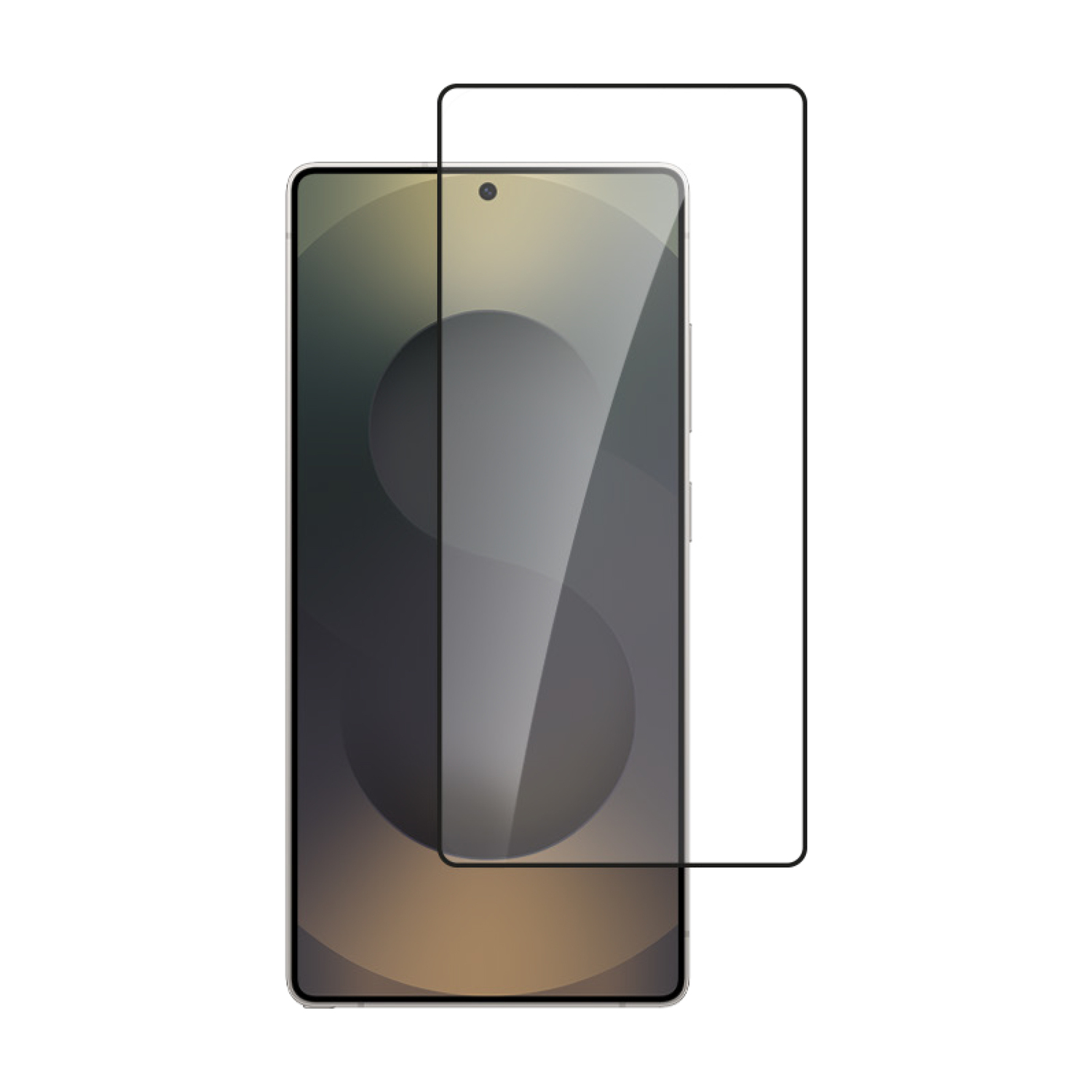 alkaya. | A Shield | Displayschutzglas | 3D Full Cover transparent, Samsung S25 Ultra