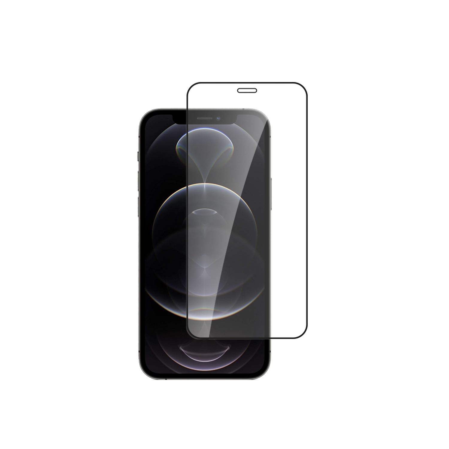 alkaya. | A Shield | Displayschutzglas | 3D Full Cover transparent, iPhone 12/12Pro
