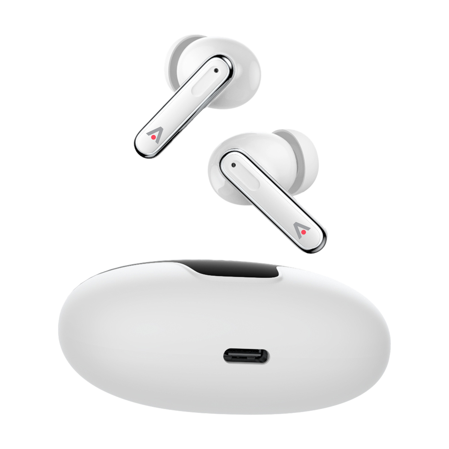 alkaya. | A Buds Quantum Sound | Bluetooth Kopfhörer | Display mit Ladestatus Weiß