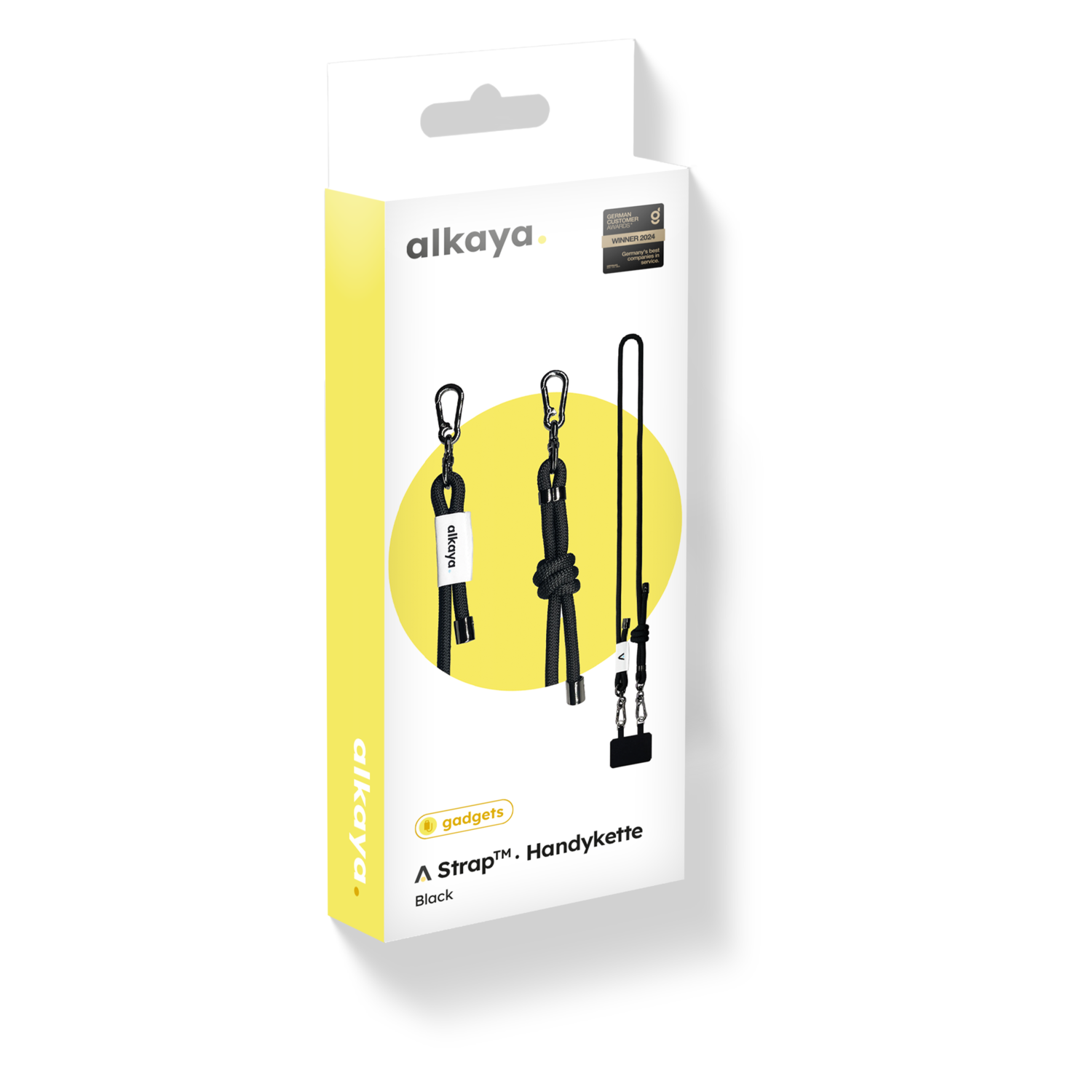 alkaya. | A Strap | Premium Lanyard Handykette schwarz