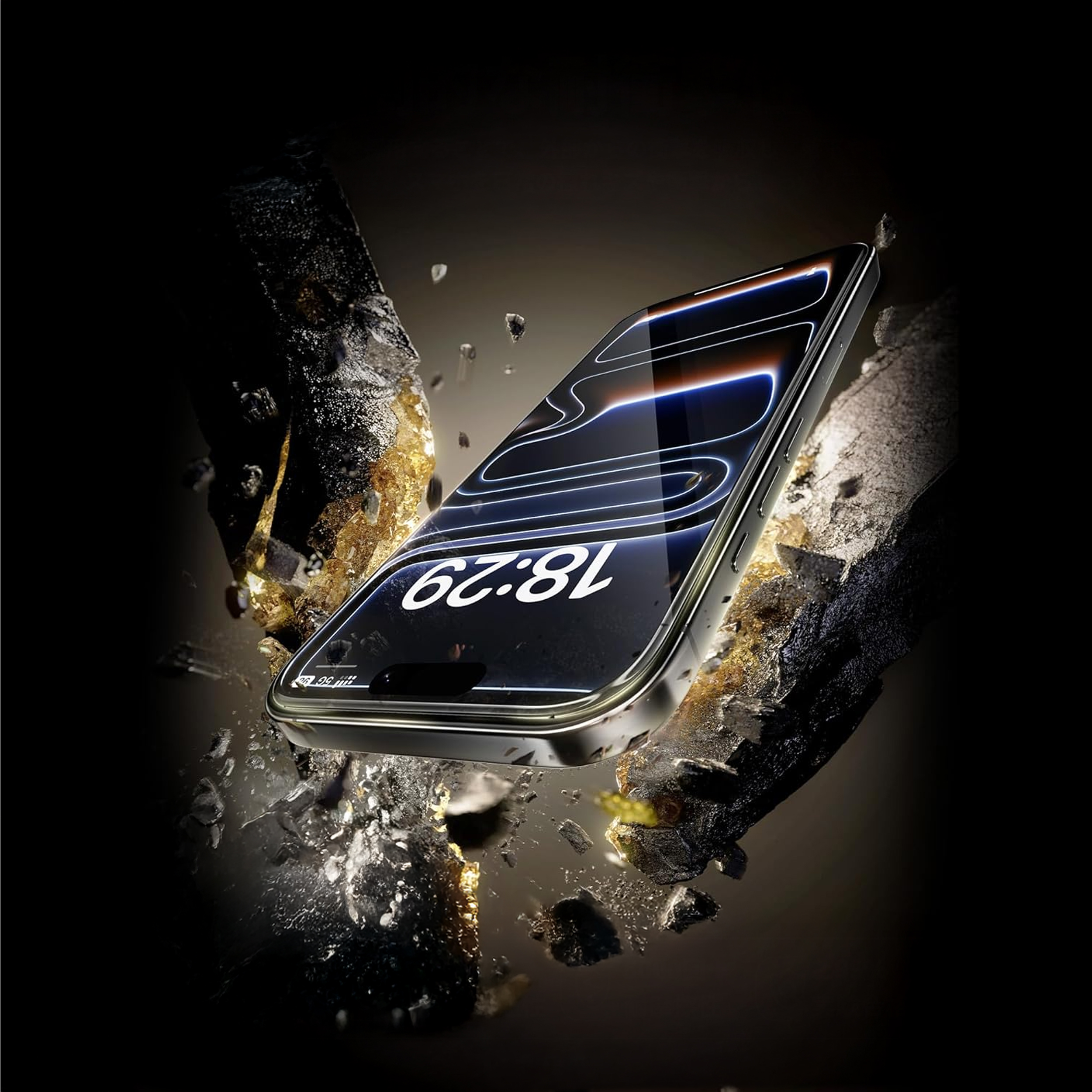 alkaya. | A Shield | Displayschutzglass | 3D Full Cover, transparent, iPhone 17 Pro Max