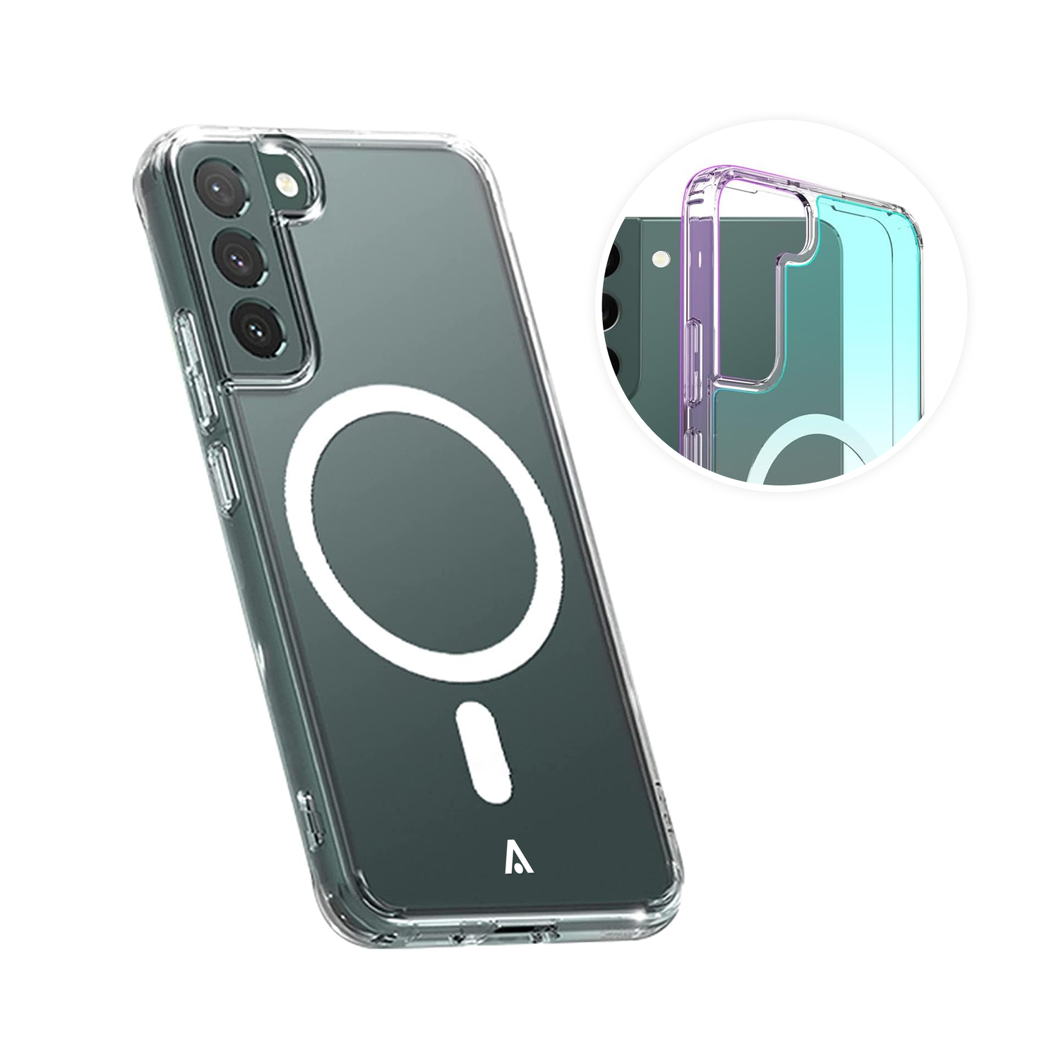 alkaya. | LUCID Clear Case kompatibel mit Magsafe transparent, Samsung S22