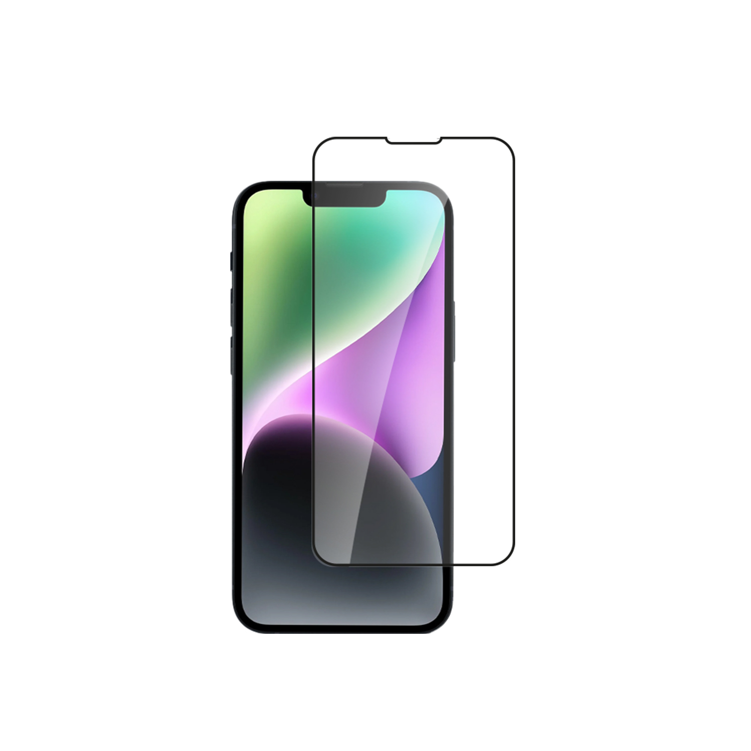 alkaya. | A Shield | Displayschutzglas | 3D Full Cover transparent, iPhone 13/13Pro/14