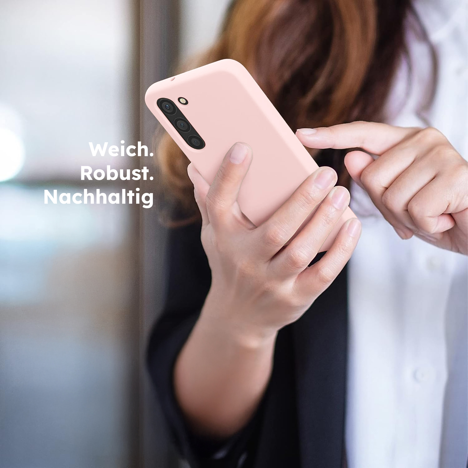 alkaya. | LUCID Silikon Case kompatibel mit Magsafe pink, Samsung S23+