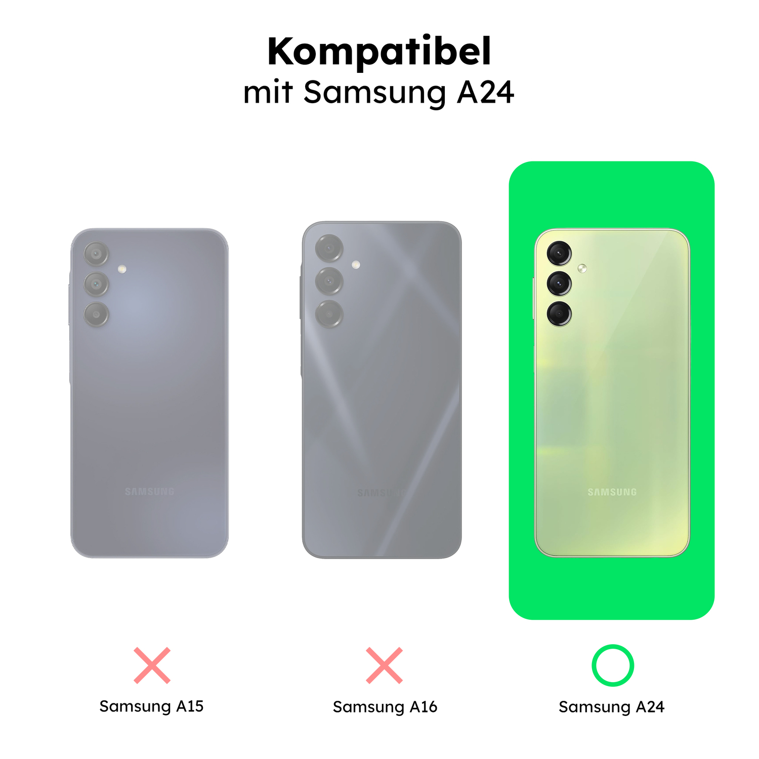 alkaya. | LUCID Clear Case Samsung A24