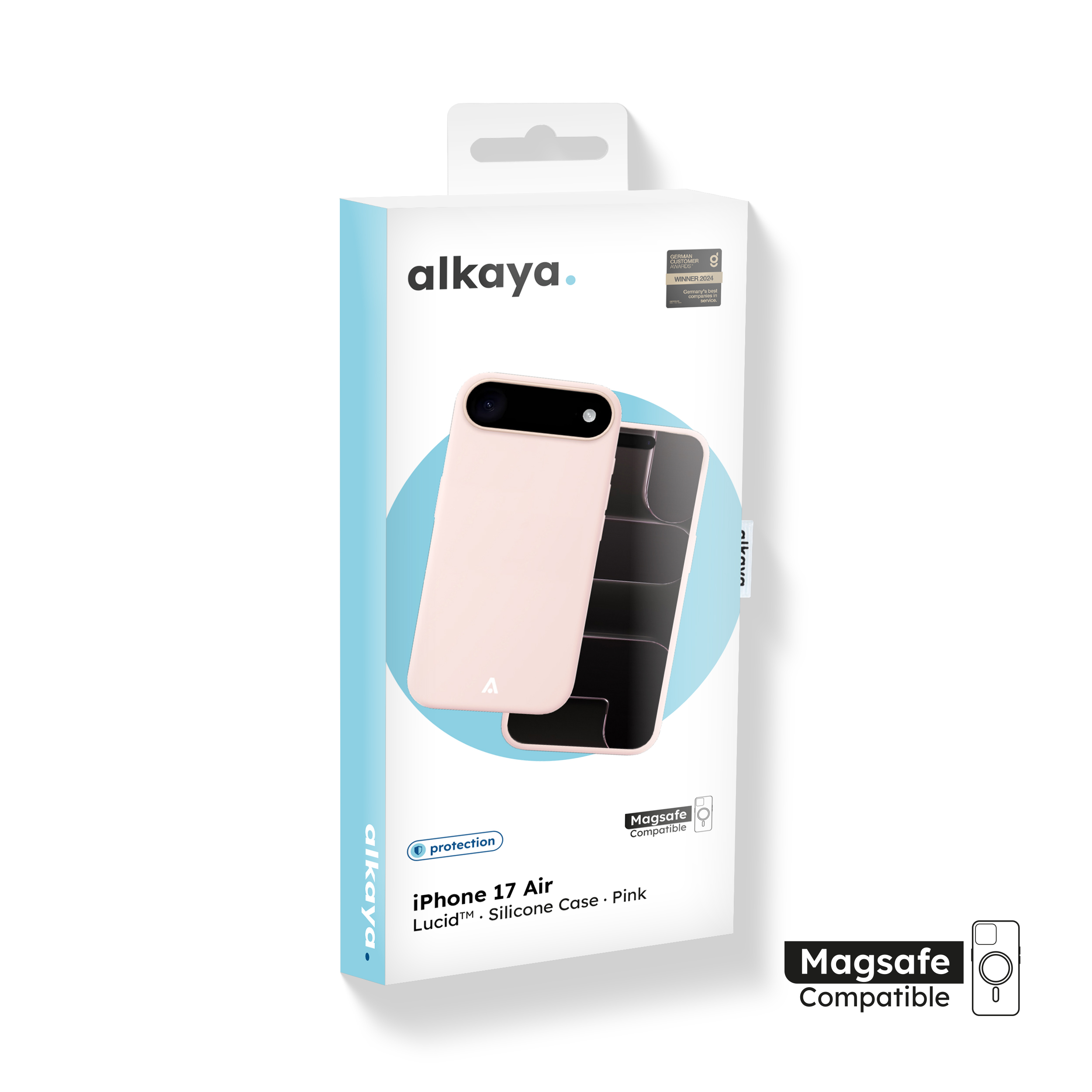 alkaya. | LUCID Silikon Case kompatibel mit Magsafe pink, iPhone 17 Air