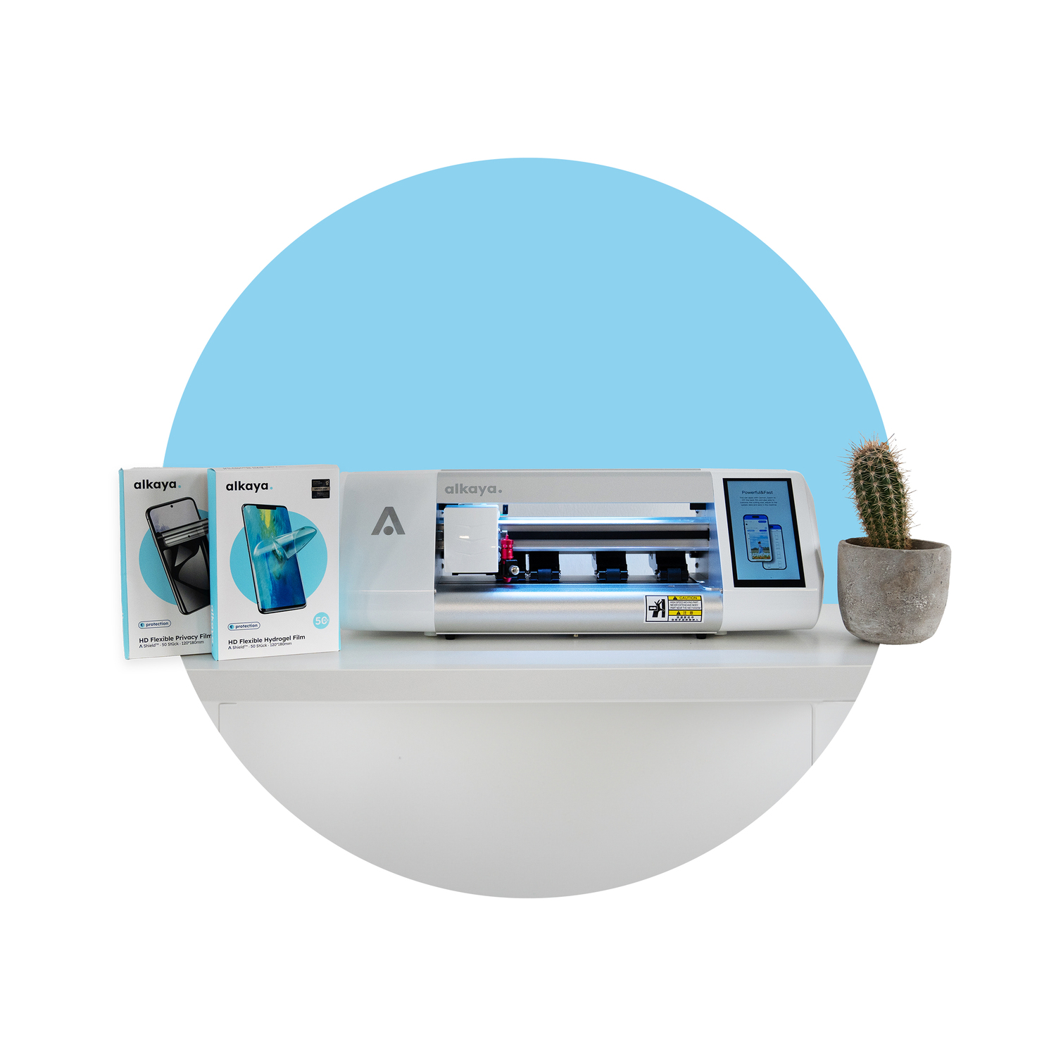 alkaya. | A Shield | Flex Form | Intelligent Film Cutting Machine 12,9"