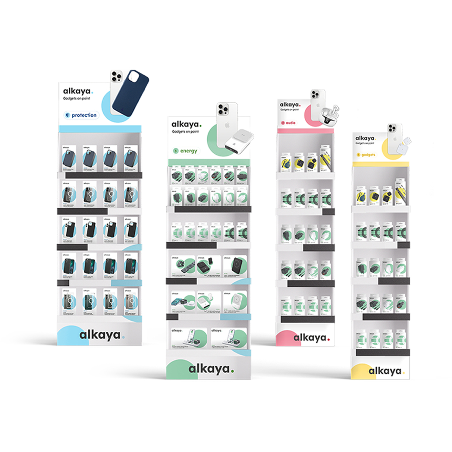 alkaya. | Floor Displays  | Audio / Gadget  | Mittel Rot / Gelb