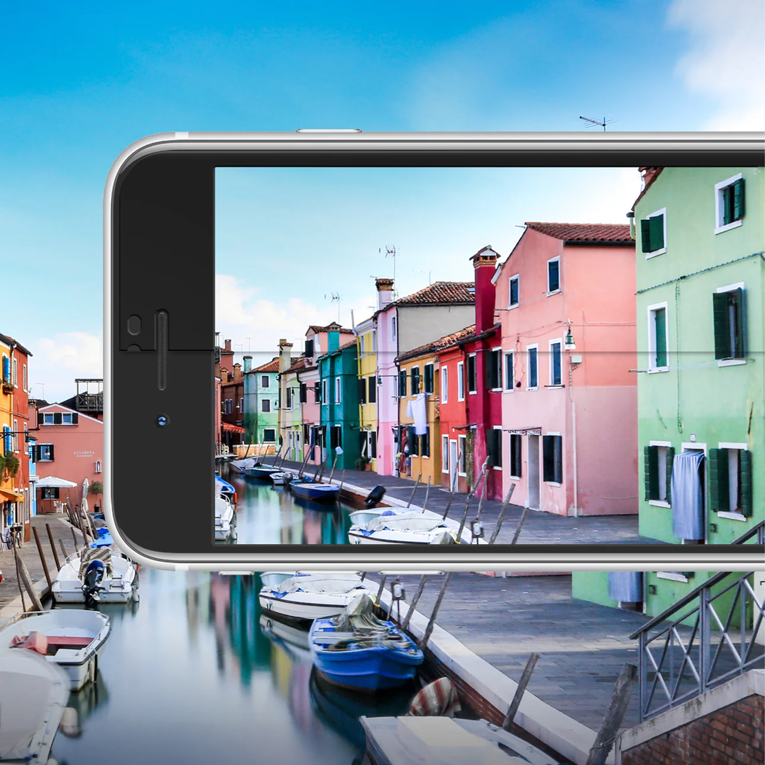 alkaya. | A Shield | Displayschutzglas | 3D Full Cover transparent, iPhone SE3