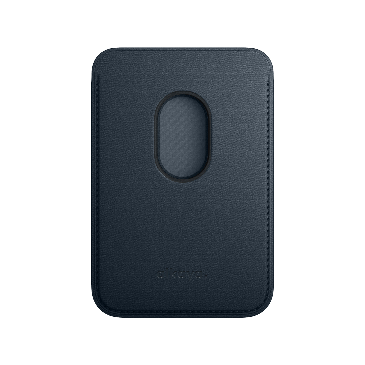 alkaya. | Cardy | Card Holder für bis zu 3 Karten unterstützt MagSafe-Technologie, Blau