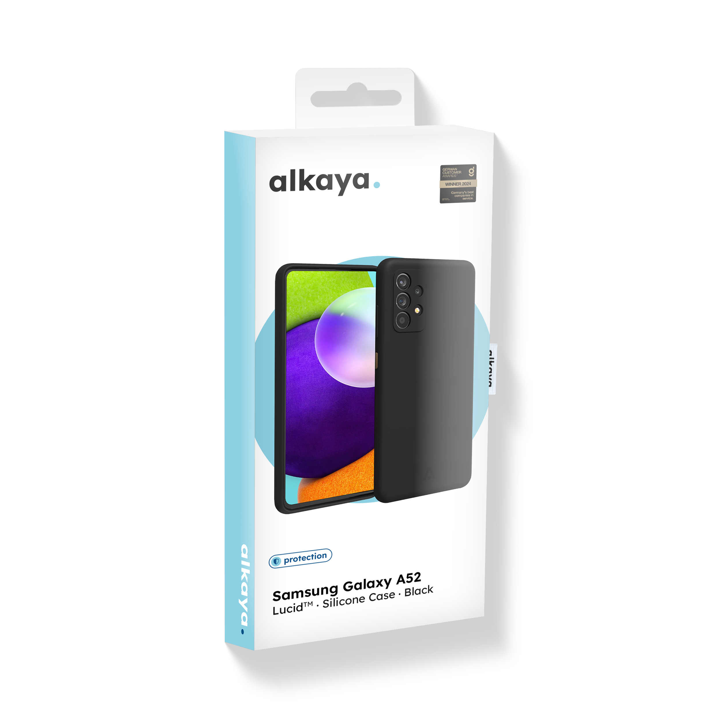 alkaya. | LUCID Silikon Case schwarz, Samsung A52