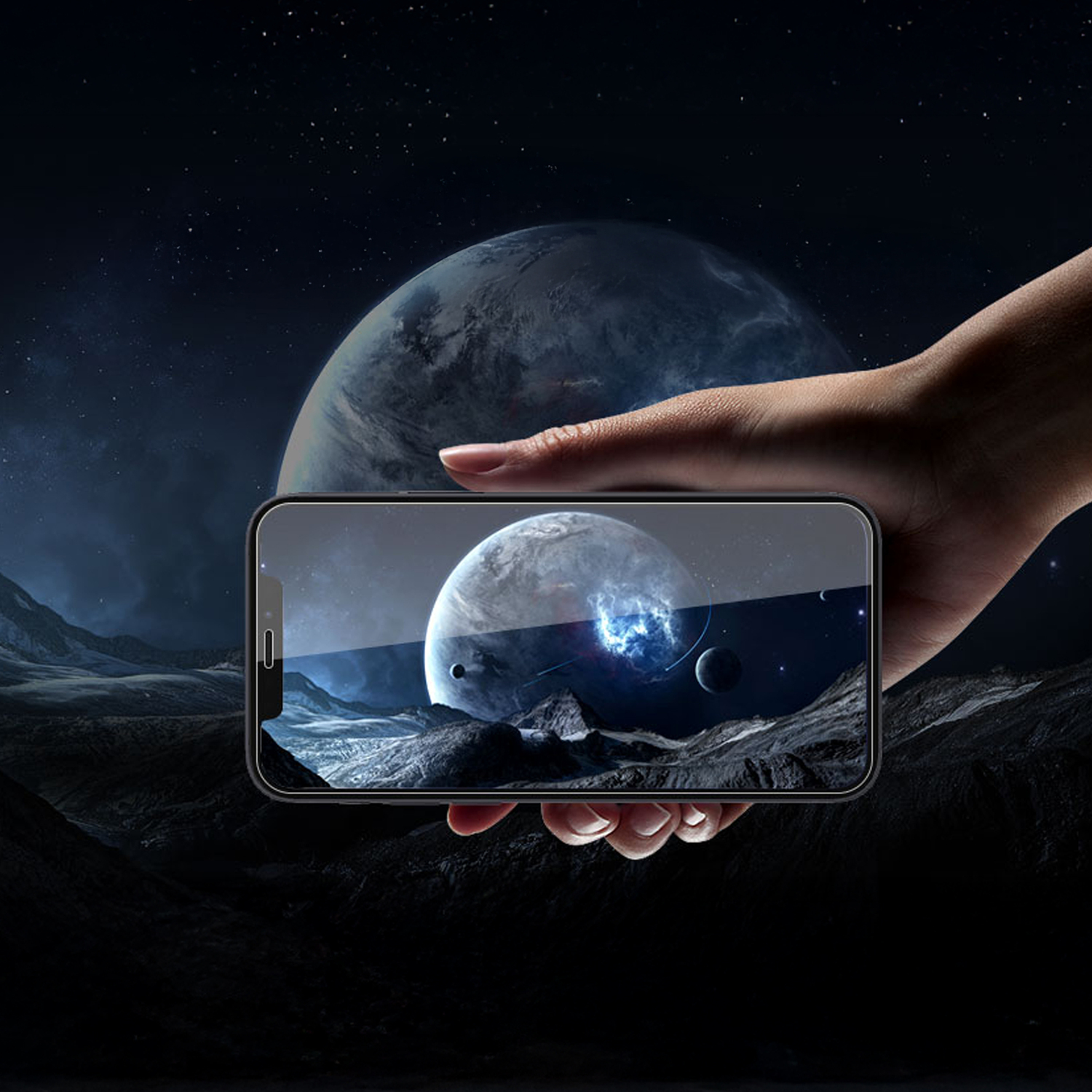 alkaya. | A Shield | Displayschutzglas | 3D Full Cover transparent, iPhone 12/12Pro