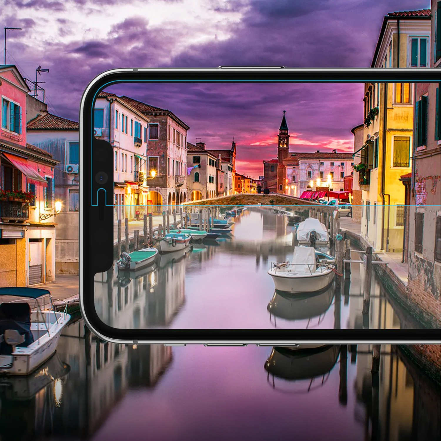 alkaya. | A Shield | Displayschutzglas | 3D Full Cover transparent, iPhone X/XS/11Pro