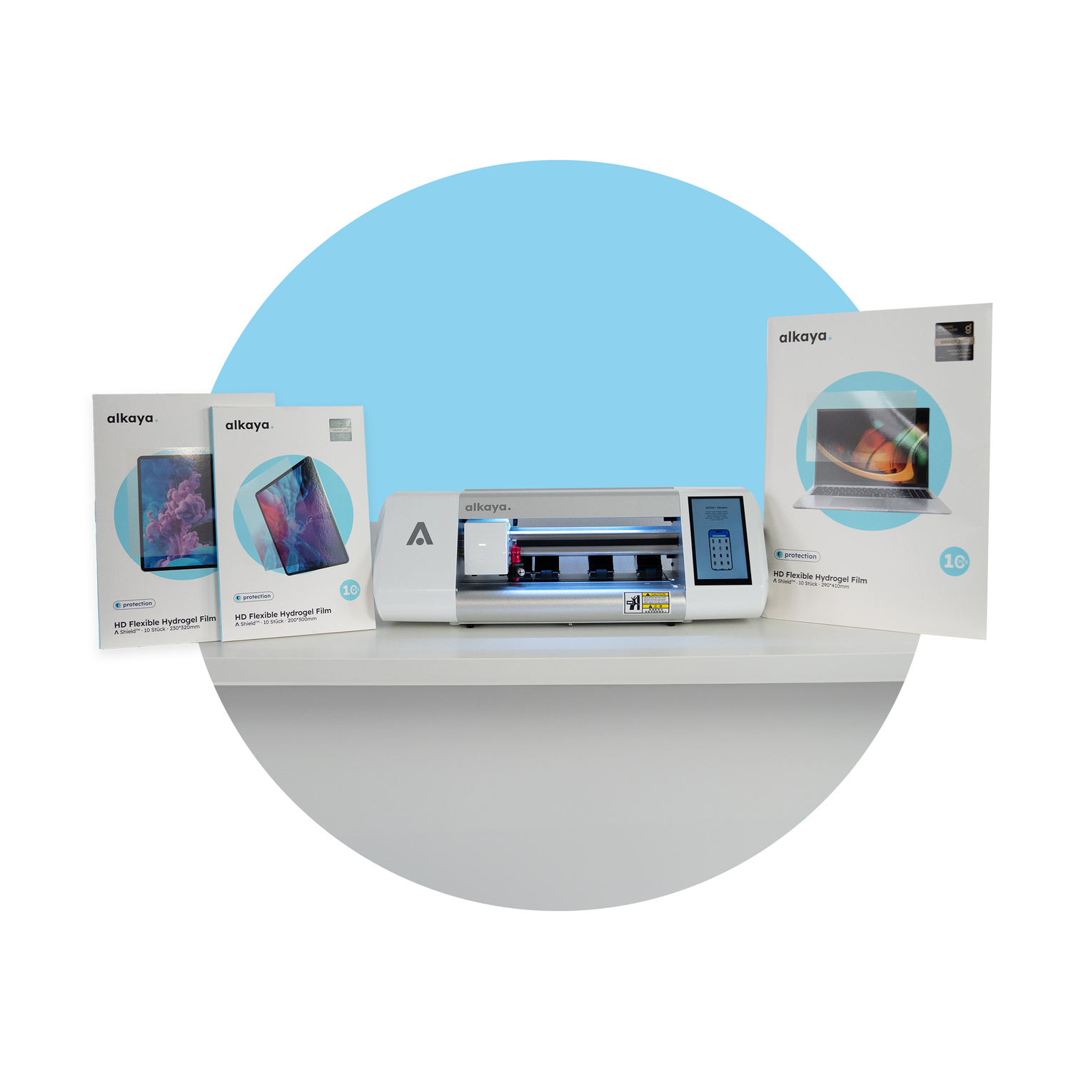 alkaya. | A Shield | Flex Form | Intelligent Film Cutting Machine 16"