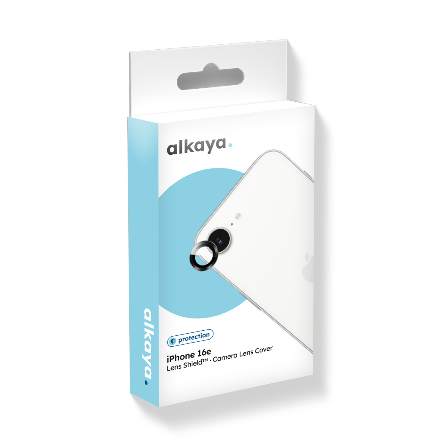 alkaya. | Lens Shield | Kameraschutzglas, Transparent single lens, iPhone 16e / 17e