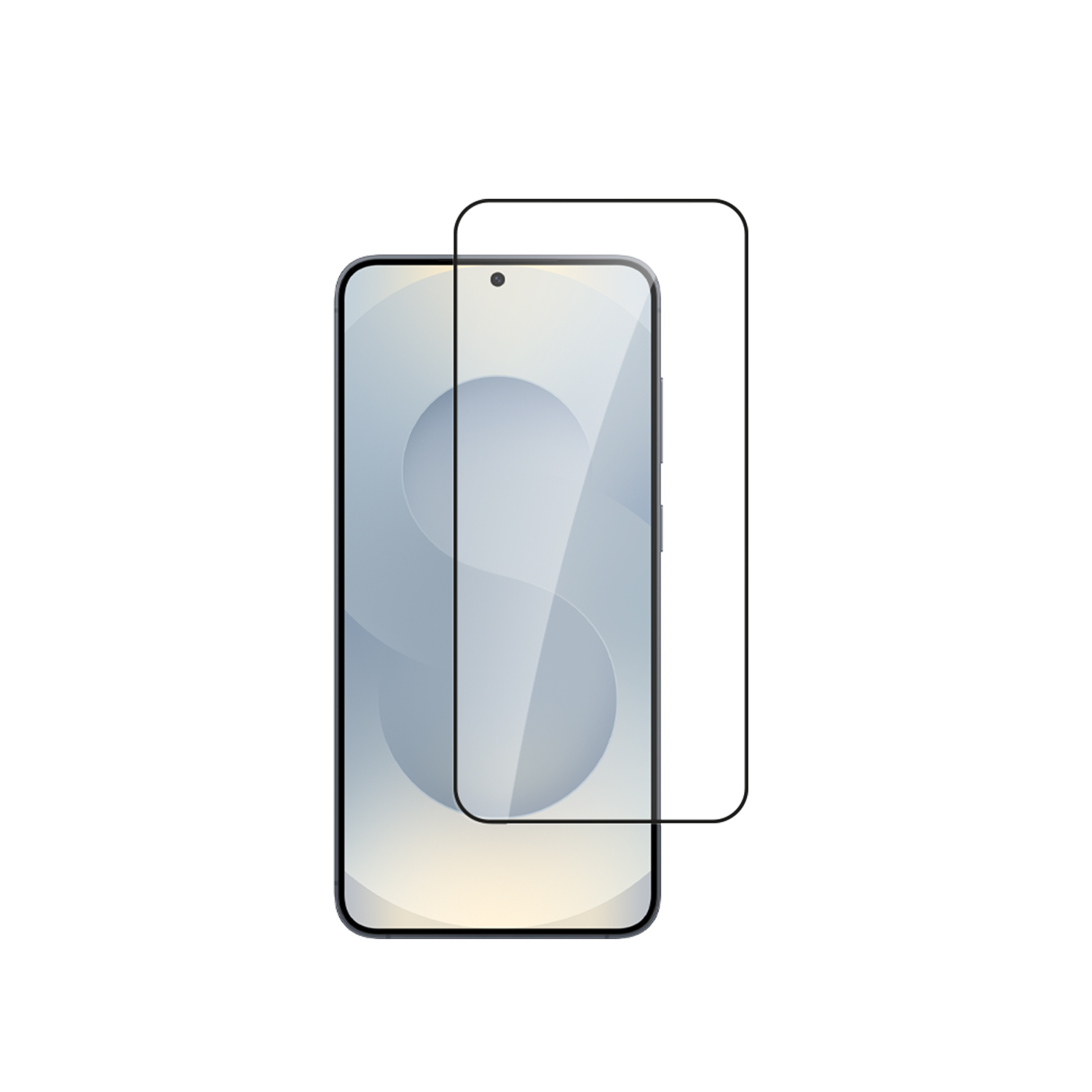 alkaya. | A Shield | Displayschutzglas | 3D Full Cover transparent, Samsung S24 / S25