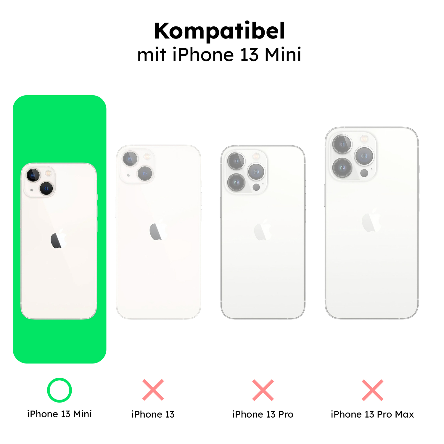 alkaya. | LUCID Silikon Case kompatibel mit Magsafe pink, iPhone 13 Mini