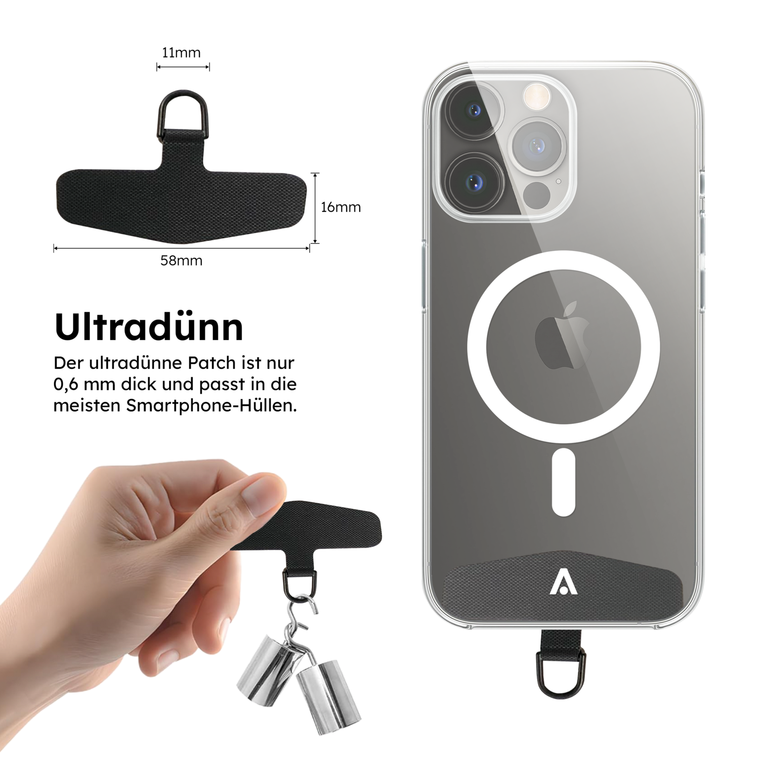 alkaya. | A Strap | Premium Lanyard Handykette beige