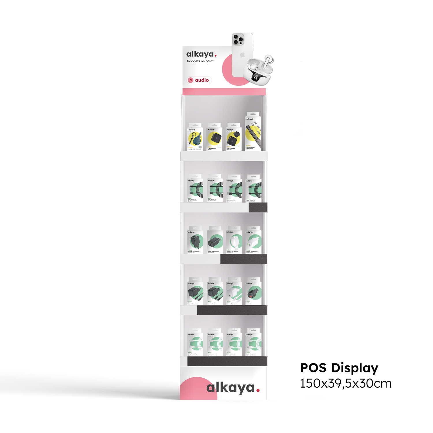 alkaya. | Floor Displays  | Audio / Gadget  | Mittel Rot / Gelb