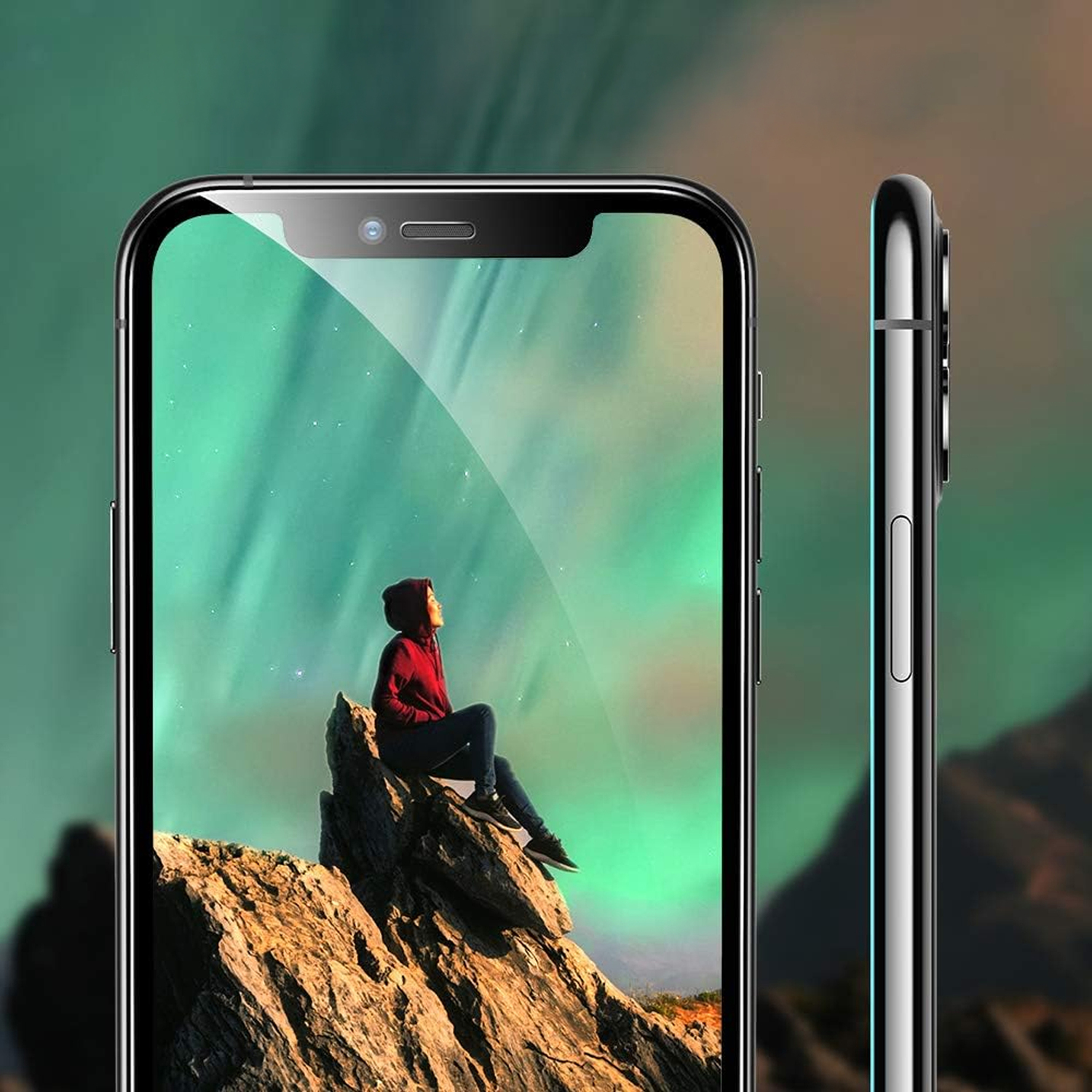 alkaya. | A Shield | Displayschutzglas | 3D Full Cover transparent, iPhone XR/11