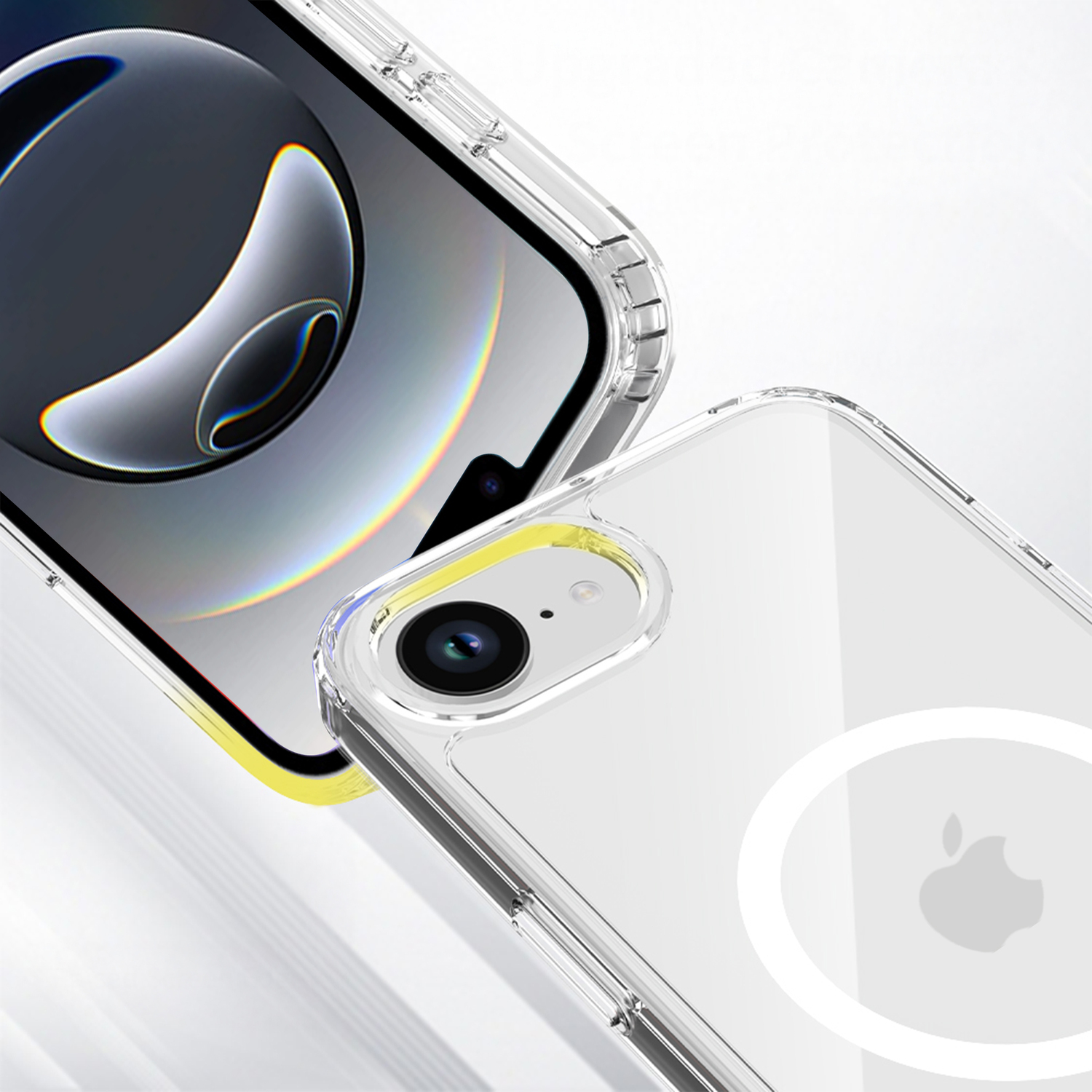 alkaya. | LUCID Clear Case kompatibel mit Magsafe transparent, iPhone 16e / 17e