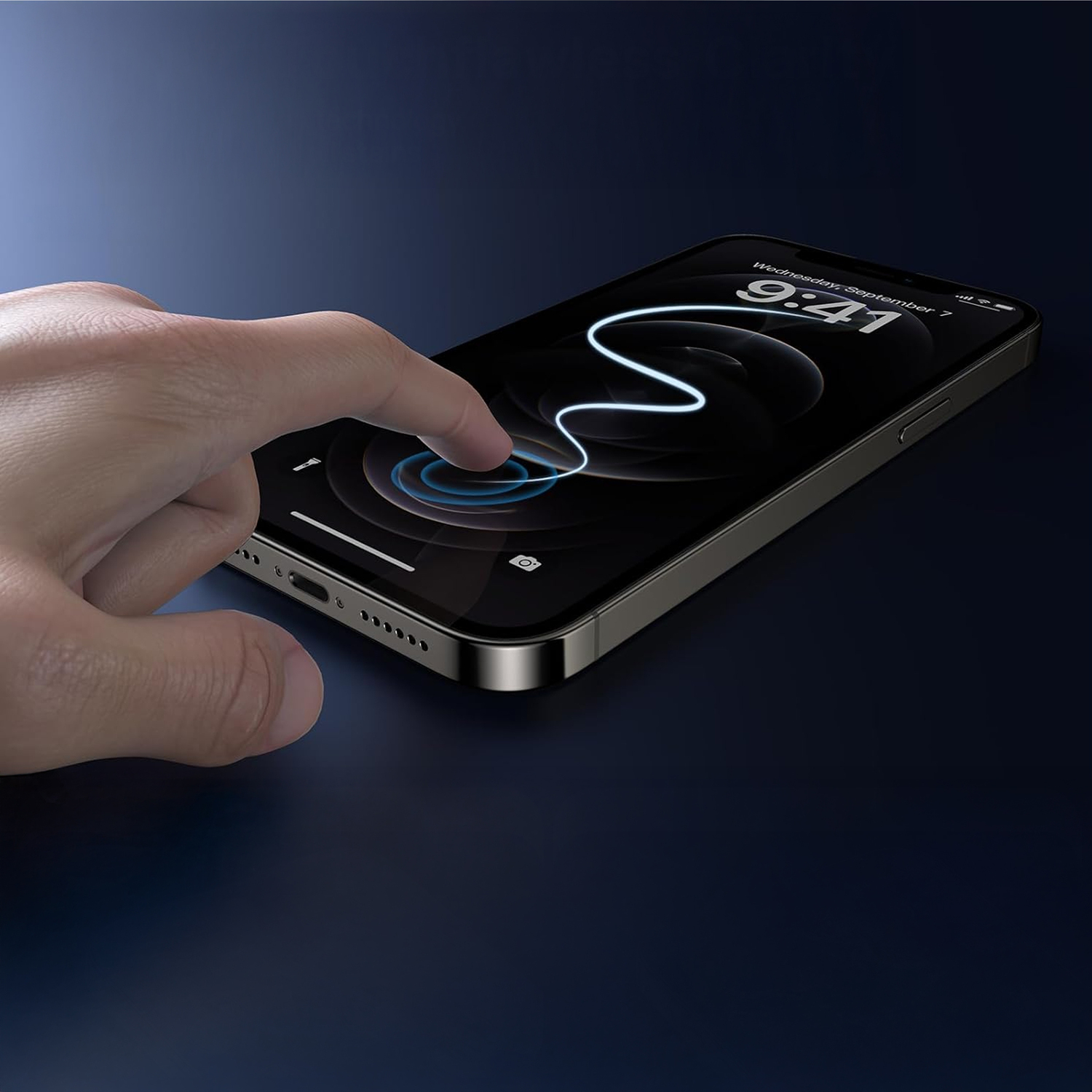 alkaya. | A Shield | Display-Sichtschutzglas | 3D Full Cover | Privacy, iPhone 12/12 Pro