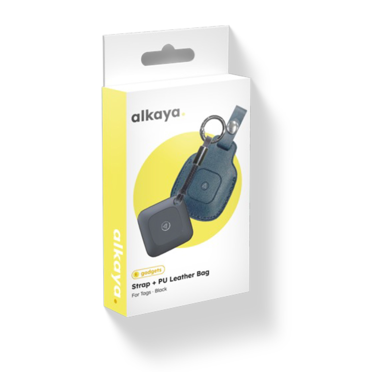 alkaya. | Pro Tag | Premium PU Lederhülle mit Schlaufe für A Tag GPS Tracker